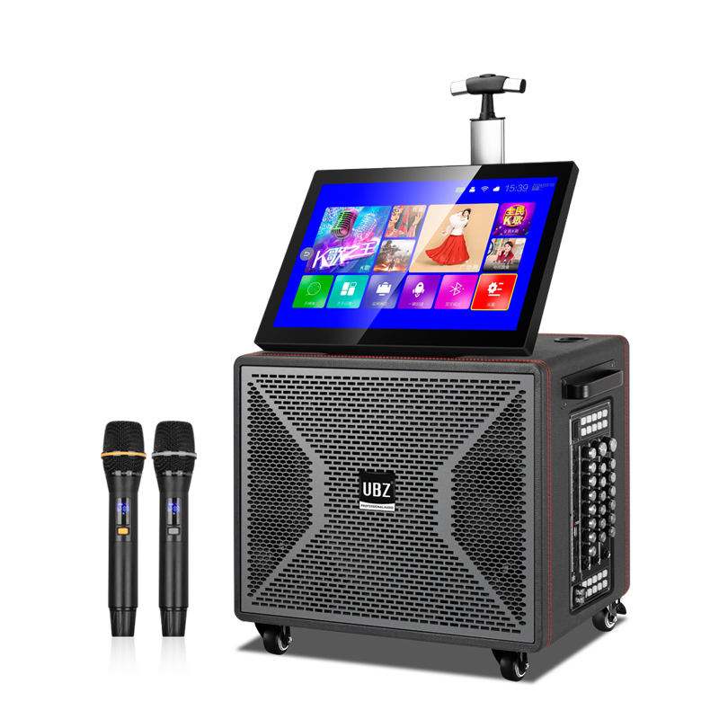 UBZ广场舞音响带屏幕拉杆音箱带显示屏